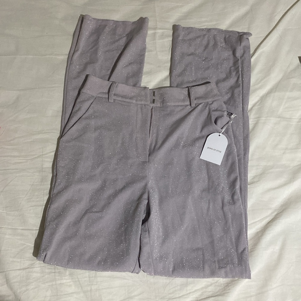 Song of style shimmer lilac trousers